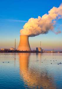 Atomkraftwerk Isar 2 in Betrieb.