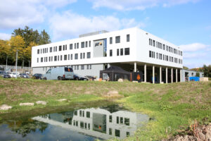 CO2-neutrales Gebäude der Jenaer Antriebstechnik.